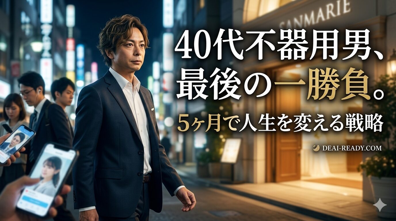 40代男性の婚活逆転戦略のイメージ画像